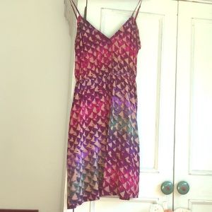 Ecoté Silk Patterned Dress